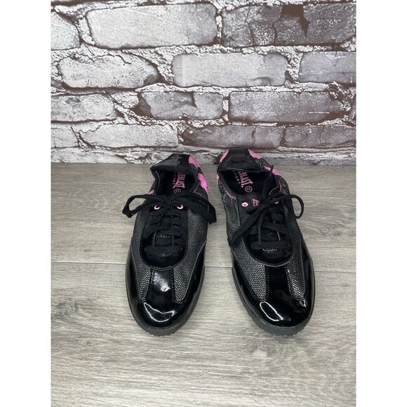 Everlast Black Pink Synthetic Sparkle Elastic Athletic Sports Women 11M US/44EU - Picture 3 of 16